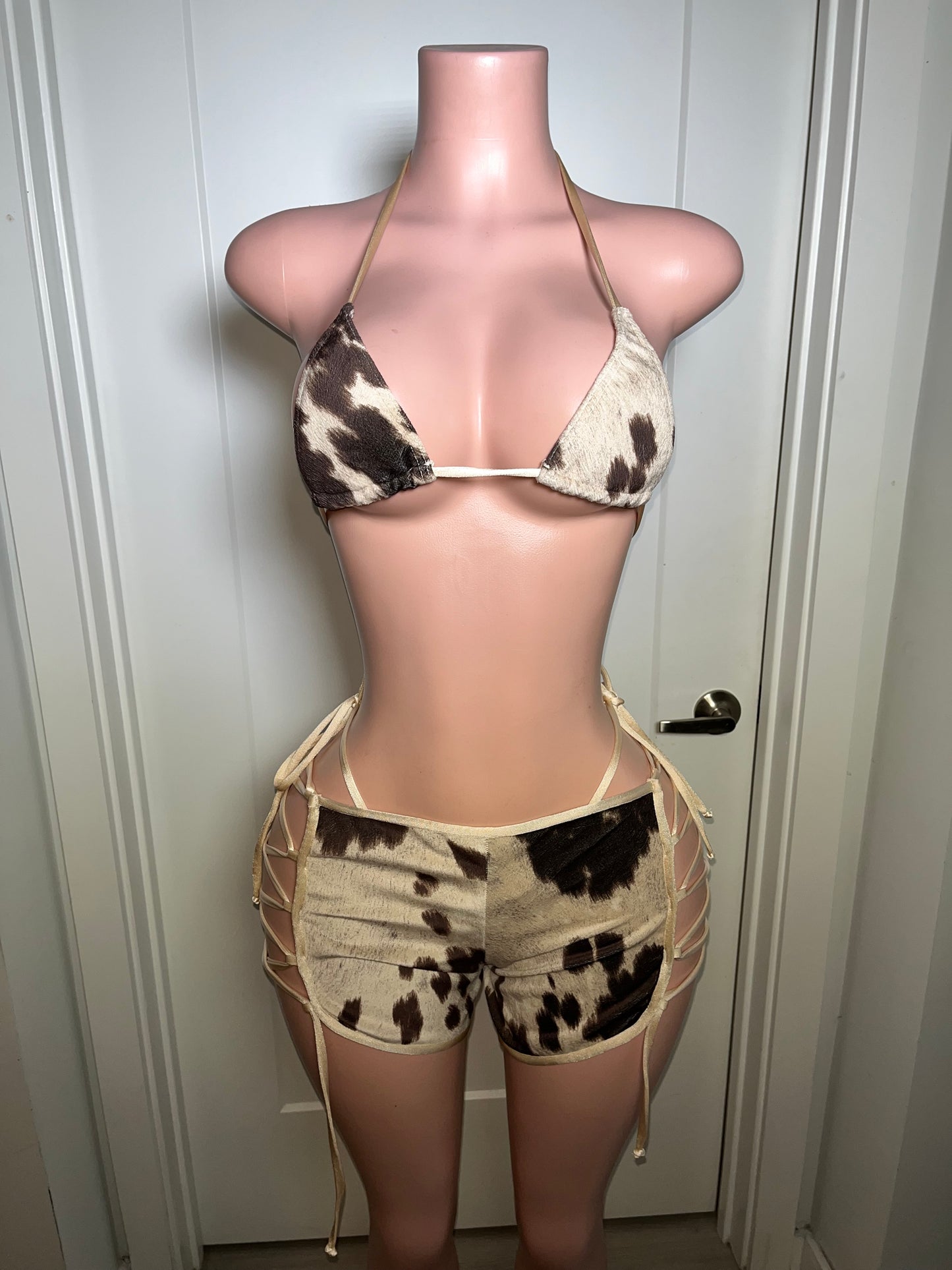 Cowhide Bikini set