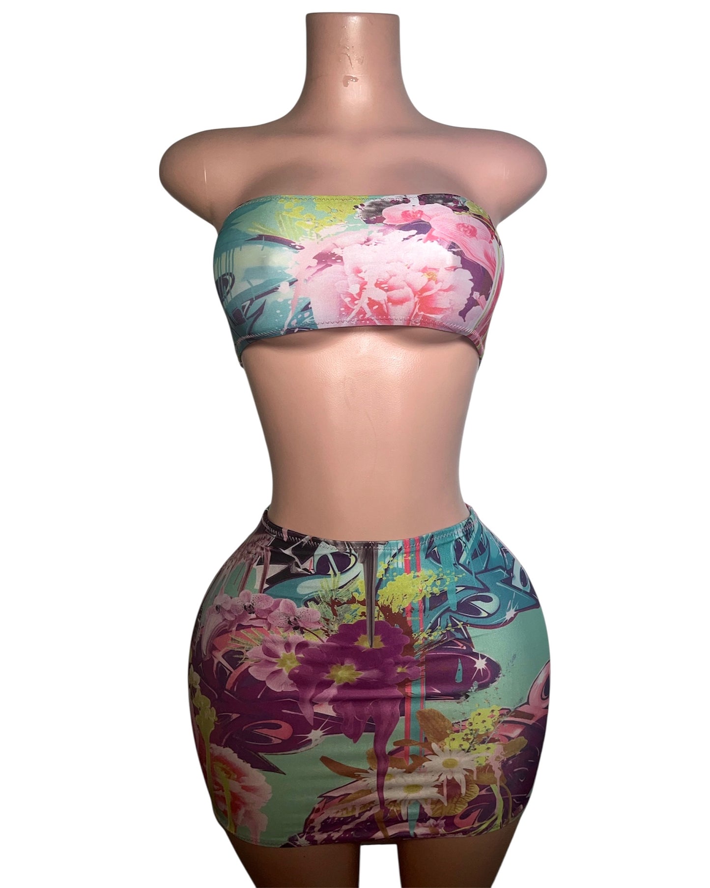 Tropicana skirt set
